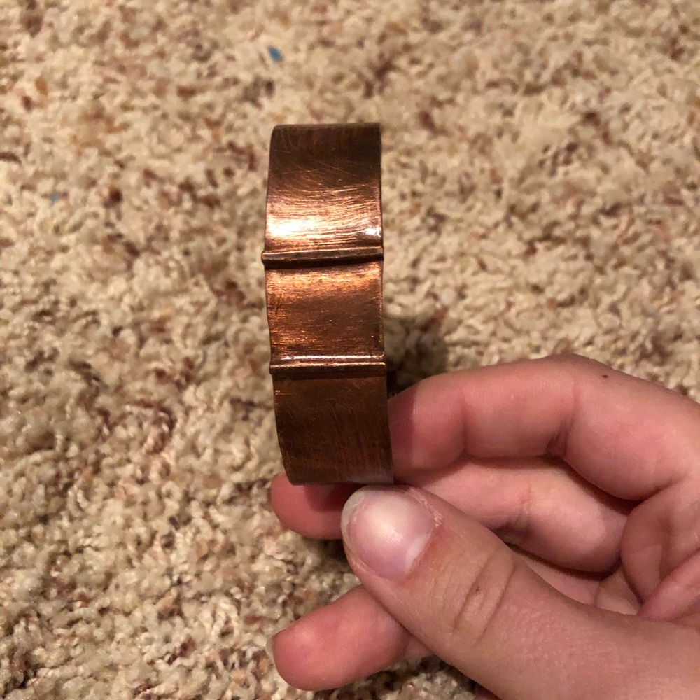 Handmade copper bangle